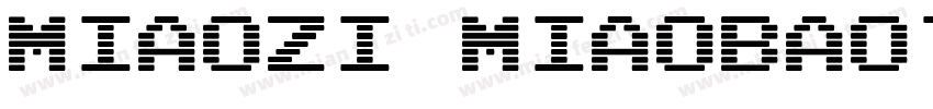 miaozi miaobaoti样品字体转换